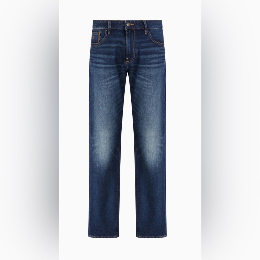 Armani Exchange Dark Blue Men’s J16 Straight Jeans Size 29